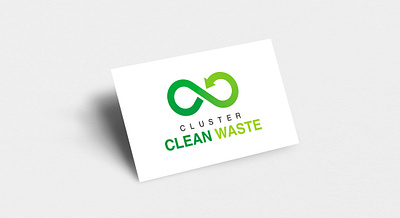 Clean Waste branding circular economy graphic design logo