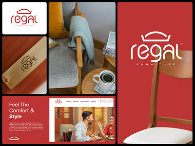 Regal Furniture rebranding Concept bangladesh brand identity branding decor furniture interior logo logotype rebranding regal