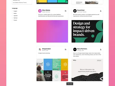 Marketplace / Experts marketplace product design ui