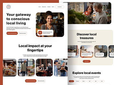 Tri-Cities Website clean web design community platform event listing ui figma ui minimal ui modern web design uxui design