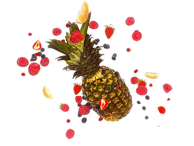 Fruits 3d anim design motion design vray