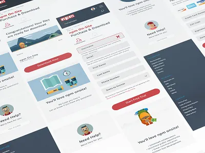 npm Mobile UI interface mobile purchase steps ui ux web