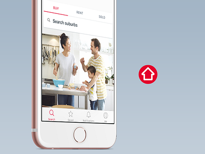 realestate.com.au major iOS update app bottom design estate real realestate.com.au tab tab bar
