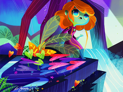 Marcy Spaceloop! alien character colorful marcy