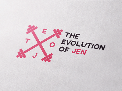 The Evolution Of Jen branding gym weights