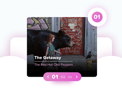 Leadboard 019 album charts dailyui leadboard music slider