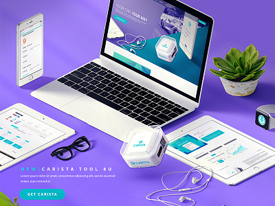 Carista carista digital header krs modern responsive ui user center design ux web