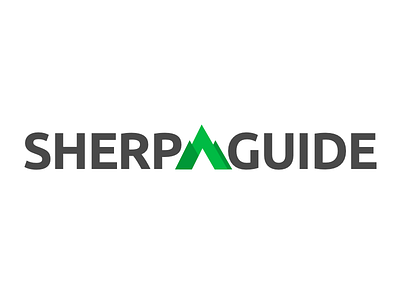 Sherpa Guide Logo design hiking illustration logo nepal sherpa trekking