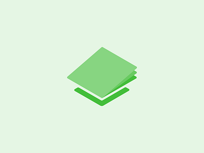 Mentoring Brand Design Exploration brand design fold green icon identity layers logo mark symbol