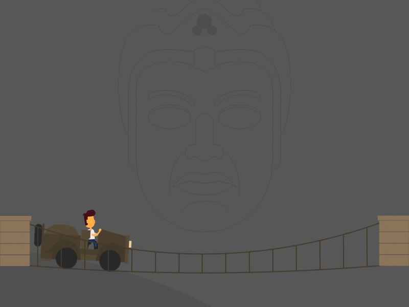 Ride 4: Indiana Jones Adventures ae animation boulder character disney disneyanimatedadventures disneyland gif indiana jones roller coaster