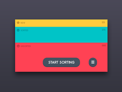 Sorted App Homescreen - Let's sort some photos app berlin design flat design homepage ios mobile ui user interface