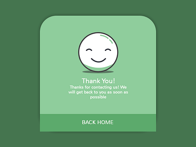 Thank You UI clean clean design flat flat design illustrator minimal minimal design photoshop user interface