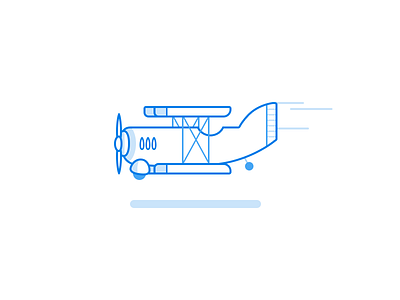 Ze Plane! Ze Plane! biplane illustration outline plane ze plane