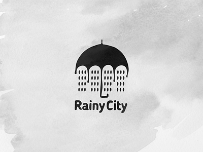 Rainy City city rain umbrella