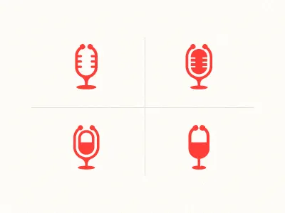 Healthy Podcast brand health identity logo mark microphone pill pills podcast smart stethoscope symbol