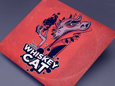 Whiskey Cat Album Cover album boylectric cover ledodesign