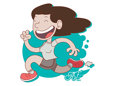 Aline Faye Team athlete atleta corredora garota girl runner