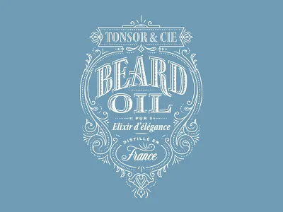 Elixir lettering packaging typography