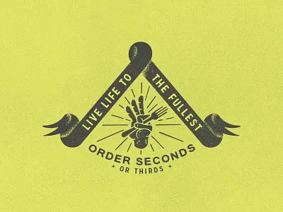 Live Life to the Fullest food food truck fork good hand mediterranean pita ribbon seconds