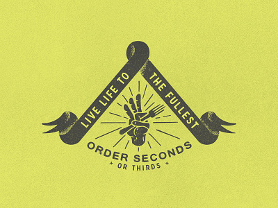 Live Life to the Fullest food food truck fork good hand mediterranean pita ribbon seconds