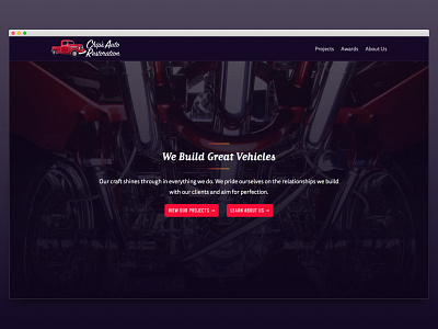 Chip’s Auto Restoration - Home chips auto restoration hot rod ui