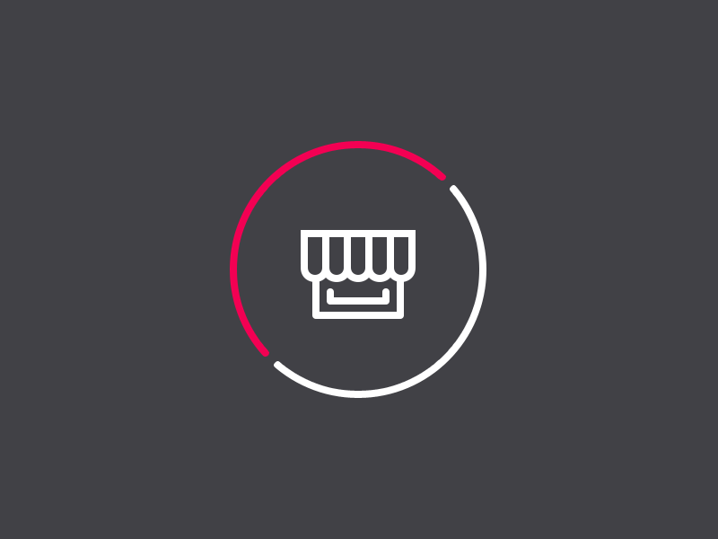 Blinq app icons animated app blinq goods icons lines onboarding promos shops