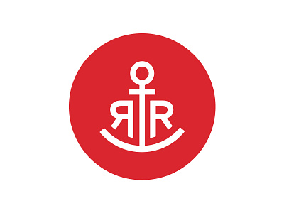 Red Rover anchor nautical rr san serif seattle. yacht ship