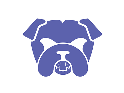 Bulldog_15 bulldog line logo space sports wip