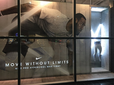 Nike Spring 2016 Tights Launch 2016 display design environmental design fitness fixture design launch nike retail retail design spring tights