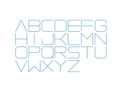 Square Font branding decorative extra thin font logo square square fonts style thin