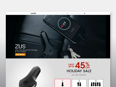 Smart Car Charger Webpage car finder locater ui web