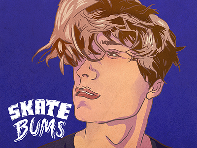 Skate Bums posters - Drix art artwork design gameart illustration indygame portraits posters skate skateboard skateboarding sketch
