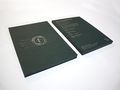 Invite design embossing foil gfsmith graphic design invite letter press minimal print typography