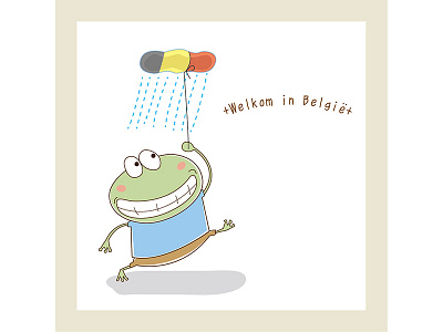 Belgische Regenen illustrator