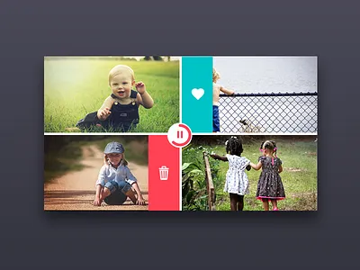 The game is on! Sorted App delete design flat game ios like mobile sort photos timer ui user interface ux