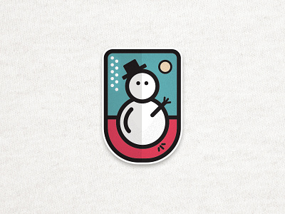 Winter Badge badge illustration winter