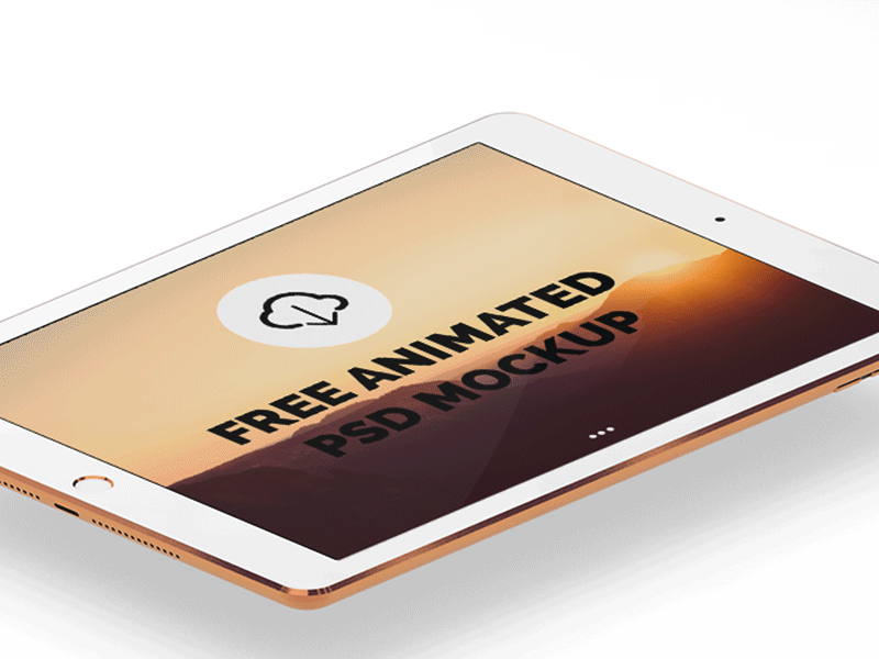 Free iPad Animated PSD Mockup Up and Down animated free freebie ipad mock up mockup photoshop psd