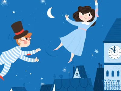 Peter Pan childrens book childrens illustration classic tales classic tales illustration grimm illustration kidlitart peterpan tales