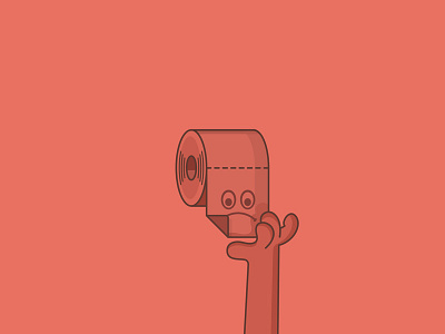 It could be always worse ;) character computer e commerce flat flat design icon logo logo design minimal social toilet ui