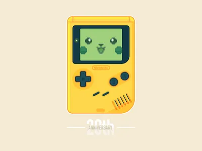 Pokemon 20th Anniversary aillustrator gameboy pokemon