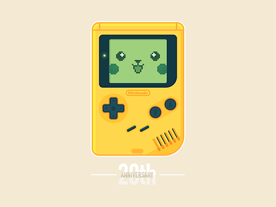 Pokemon 20th Anniversary aillustrator gameboy pokemon