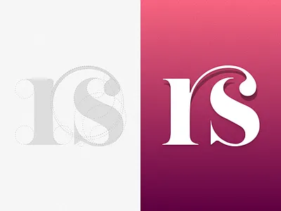 My Logo - Rahul Sharma branding construction logo monogram r s