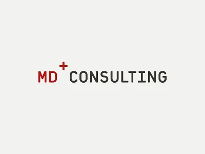 MD+ Consulting branding corporate identity logo