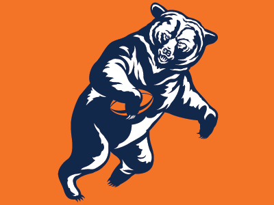 Chicago Bears artwork chicago bears drawing graphic design logos mascot logo nfl sports logo vintage logo restoration vintage sports
