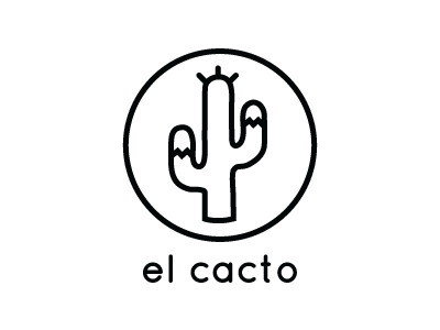 El Cacto branding cactus design icon identity logo design shop simple type typography vector web design