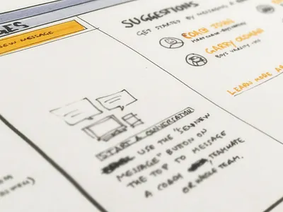 Hudl Messaging Wireframes chat design drawing hudl interface messages messaging sketch ui ux wireframes