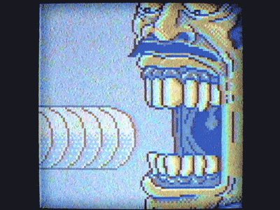 Bite the Cheese 80s 8bit bite cheese gif pixel art pixels retro vhs