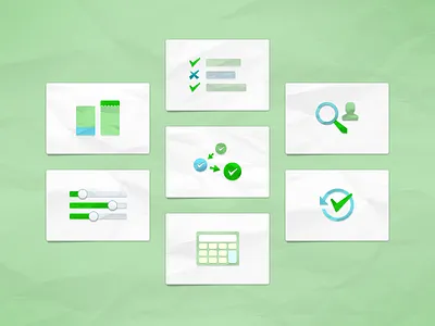 Paper icons cardboard cash credit finance green icon icons loan money olive paper tools