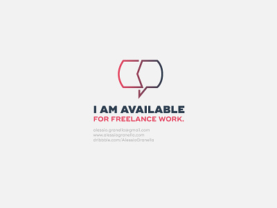 I Am Available For Freelance Work color creative design graphicdesign iconset illustration lettering type uiux web