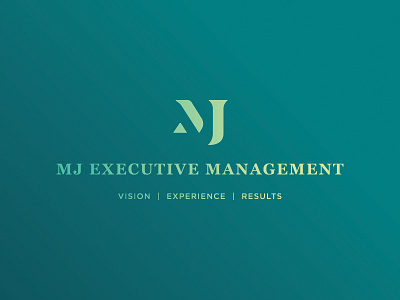 MJ Logo Color Options: Dark brand branding design flat icon logo mj monogram teal type typography vector